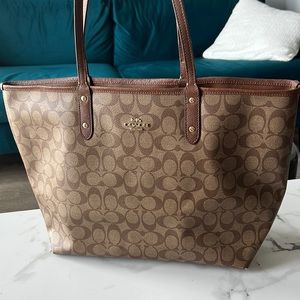 City Tote In Signature Canvas